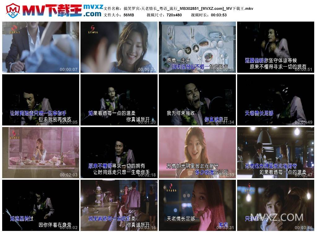 搞笑罗宾-天老情长_粤语_流行_MB302851